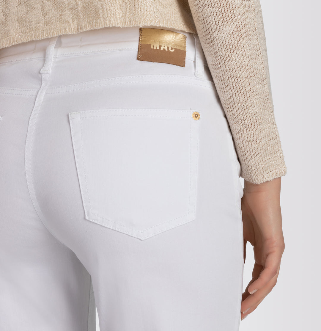 Mac Jeans Culotte Jean en denim léger blanc