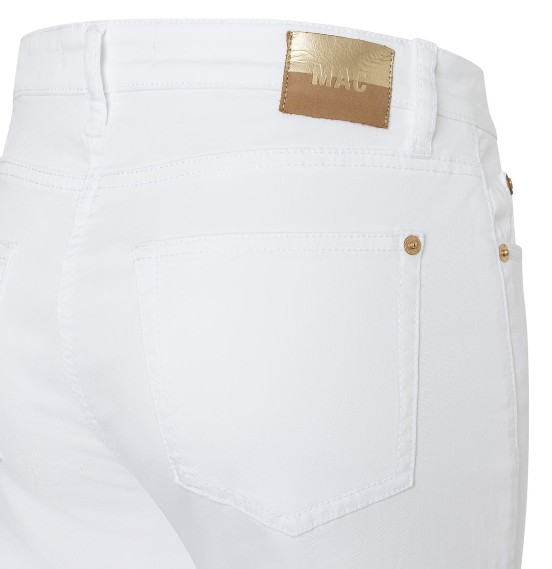 Mac Jeans Culotte Jean en denim léger blanc