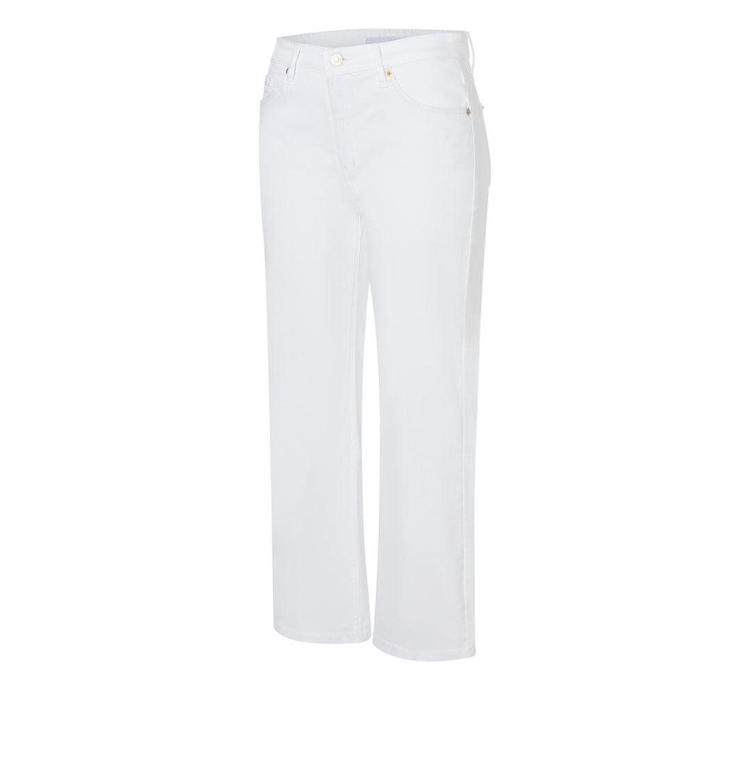Mac Jeans Culotte Jean en denim léger blanc