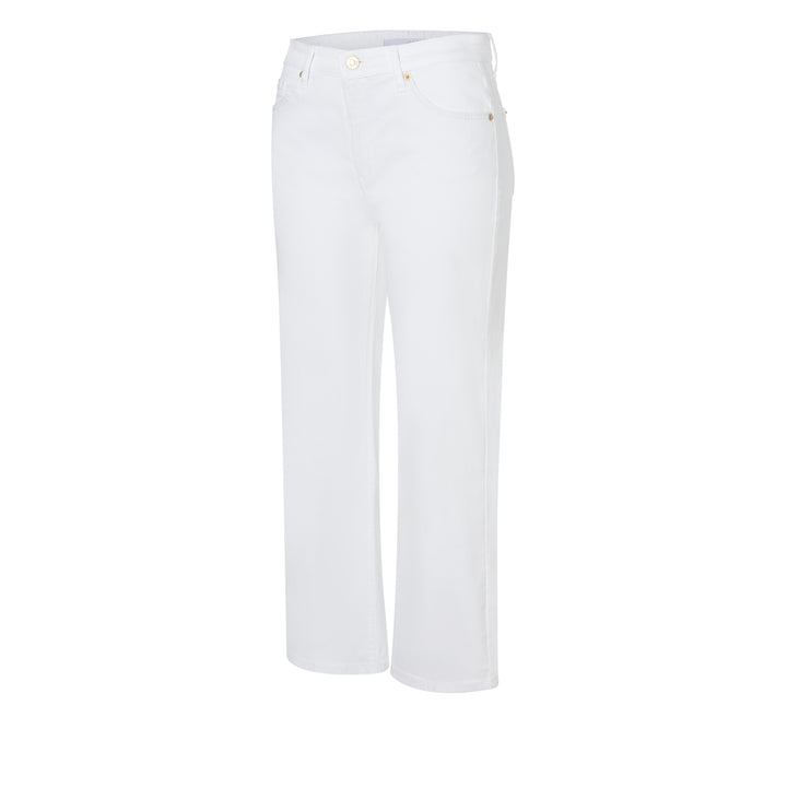 Mac Jeans Culotte Jean en denim léger blanc