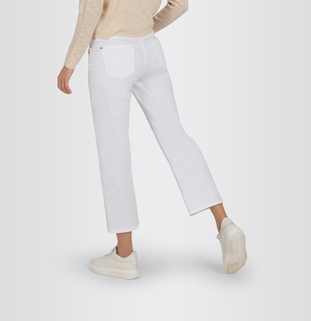 Mac Jeans Culotte Jean en denim léger blanc