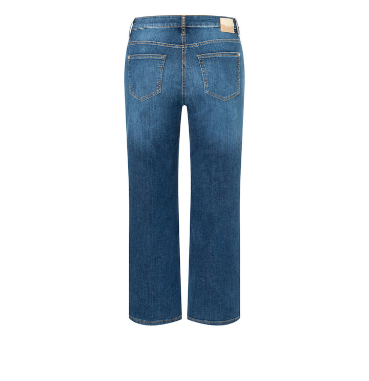 Jean culotte Mac Jeans léger basique en denim bleu pierre