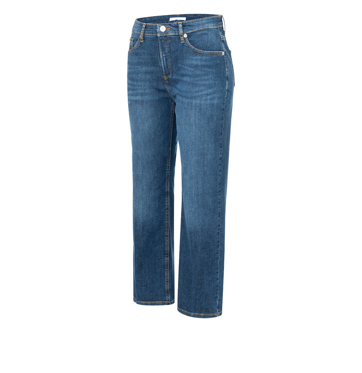Jean culotte Mac Jeans léger basique en denim bleu pierre