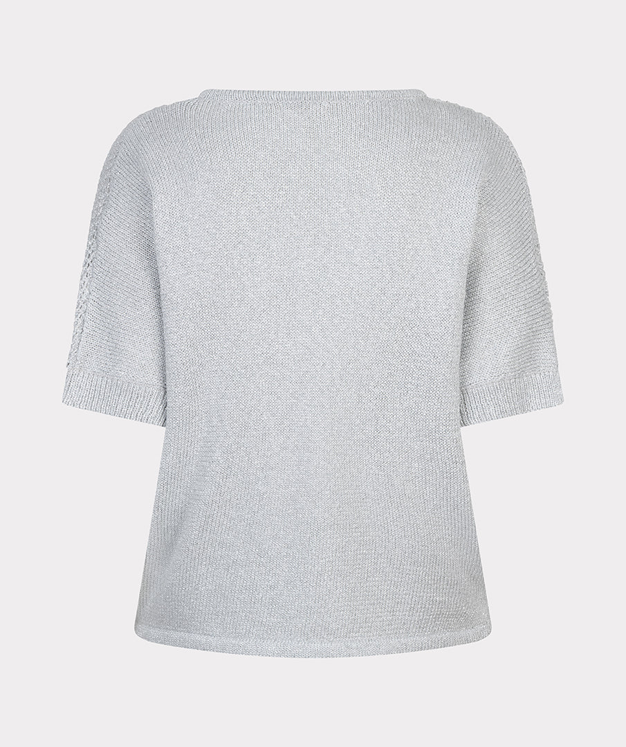 Pull bleu clair EsQualo Ajour Batwing