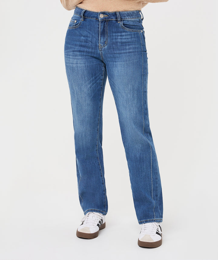 EsQualo Straight Denim Jeans