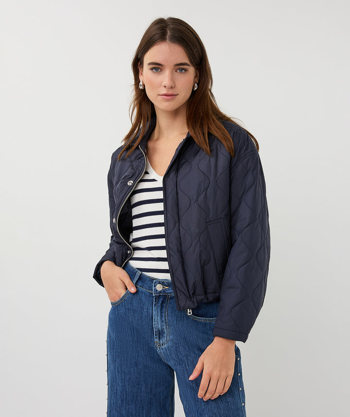 Veste matelassée bleu marine EsQualo