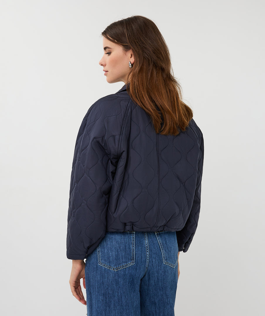 Veste matelassée bleu marine EsQualo