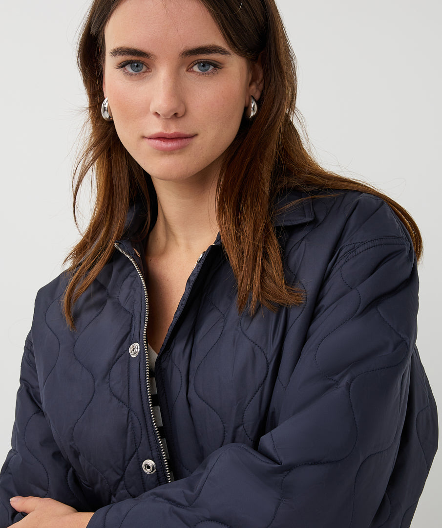 Veste matelassée bleu marine EsQualo