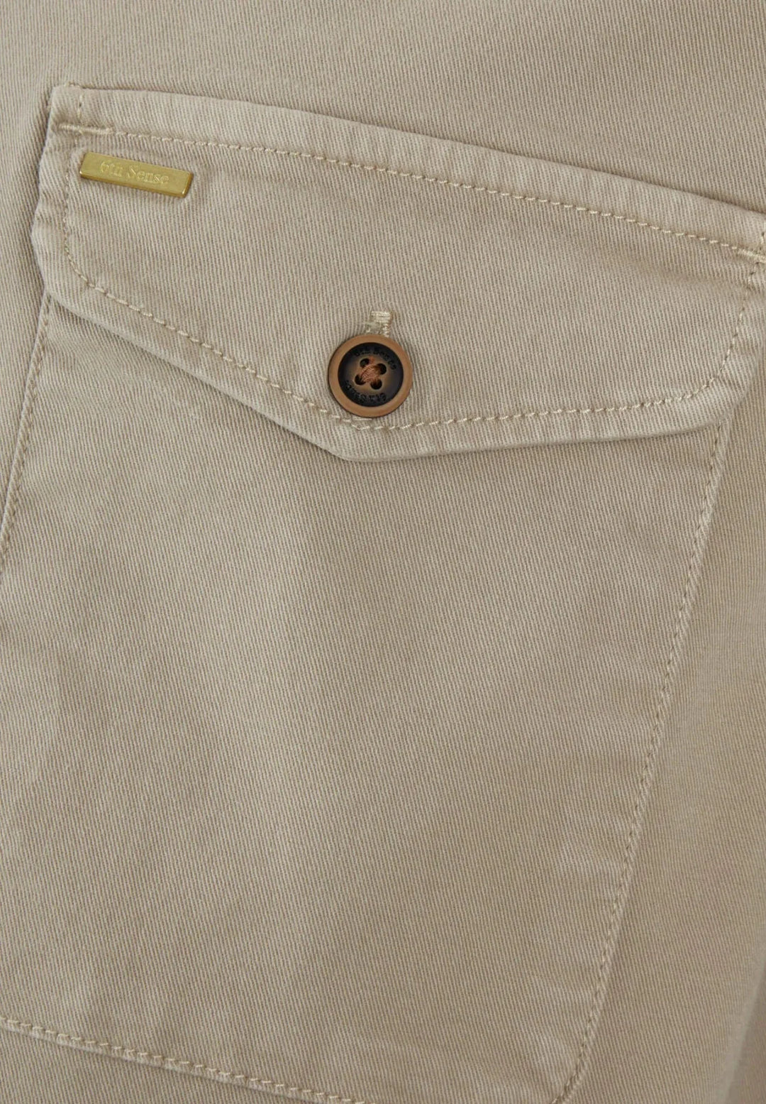 6th Sense Overshirt, Dark Khaki