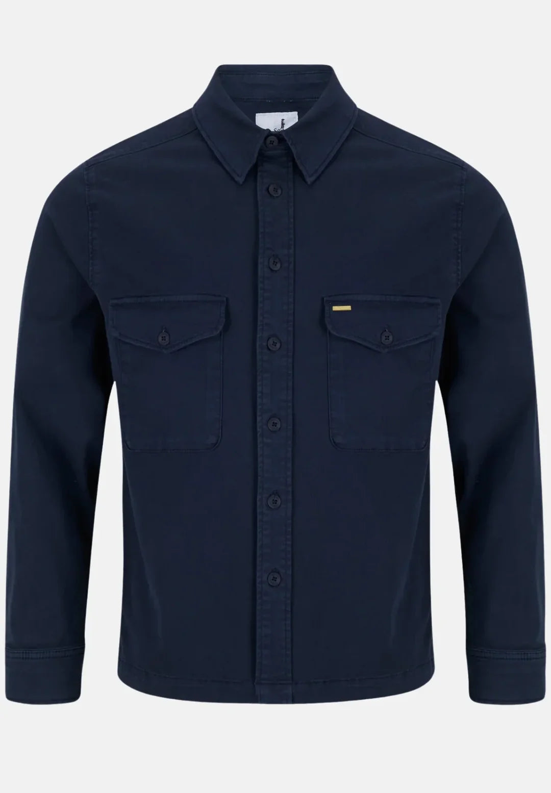 6th Sense Twill Overshirt, Navy