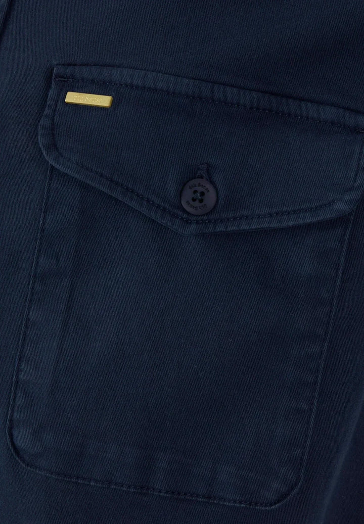 6th Sense Twill Overshirt, Navy