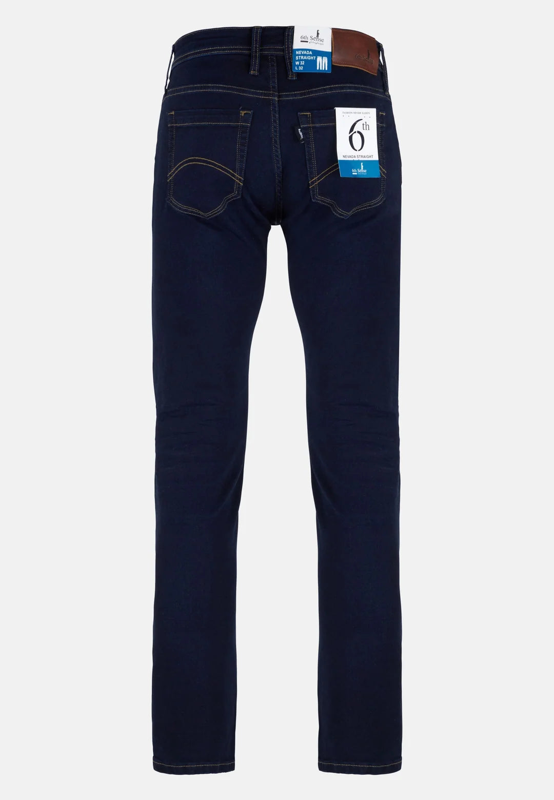 6th Sense Nevada Straight Leg Jeans, Stone Wash