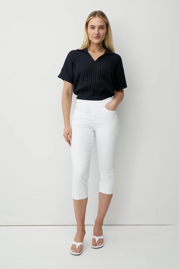 Jean slim 3/4 Anna Montana Linen Angelika