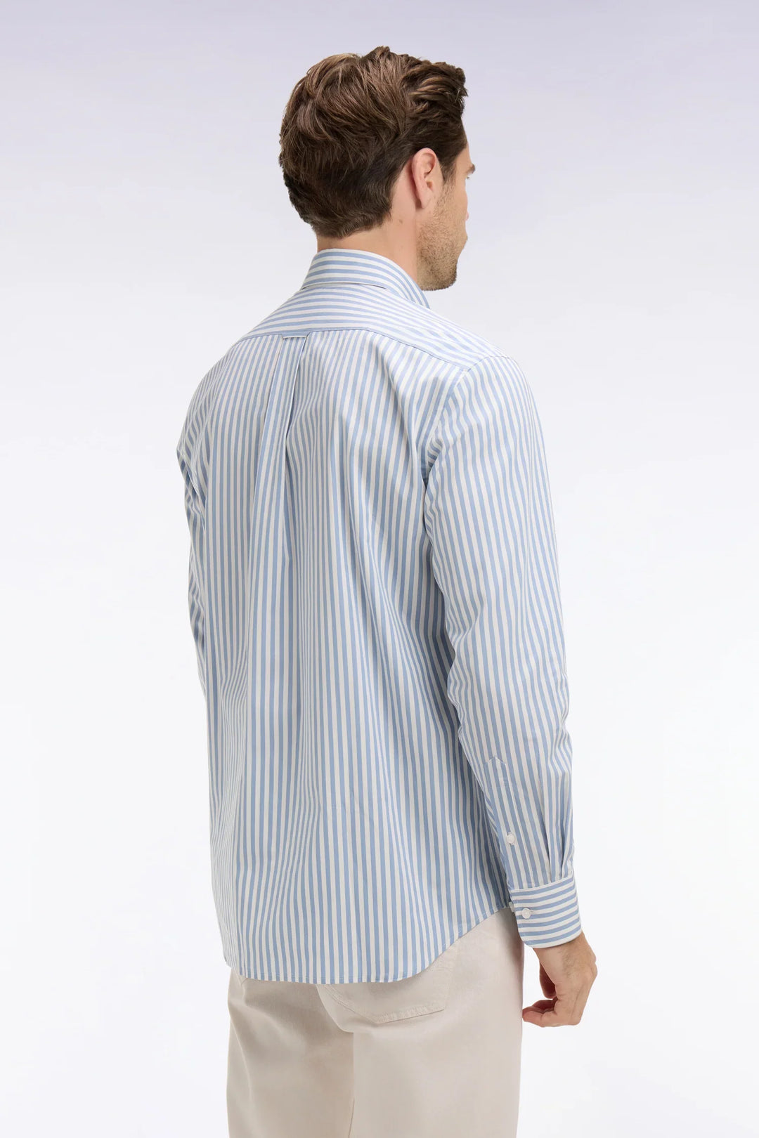 Eden Park Striped Straight Cut Shirt, Blue