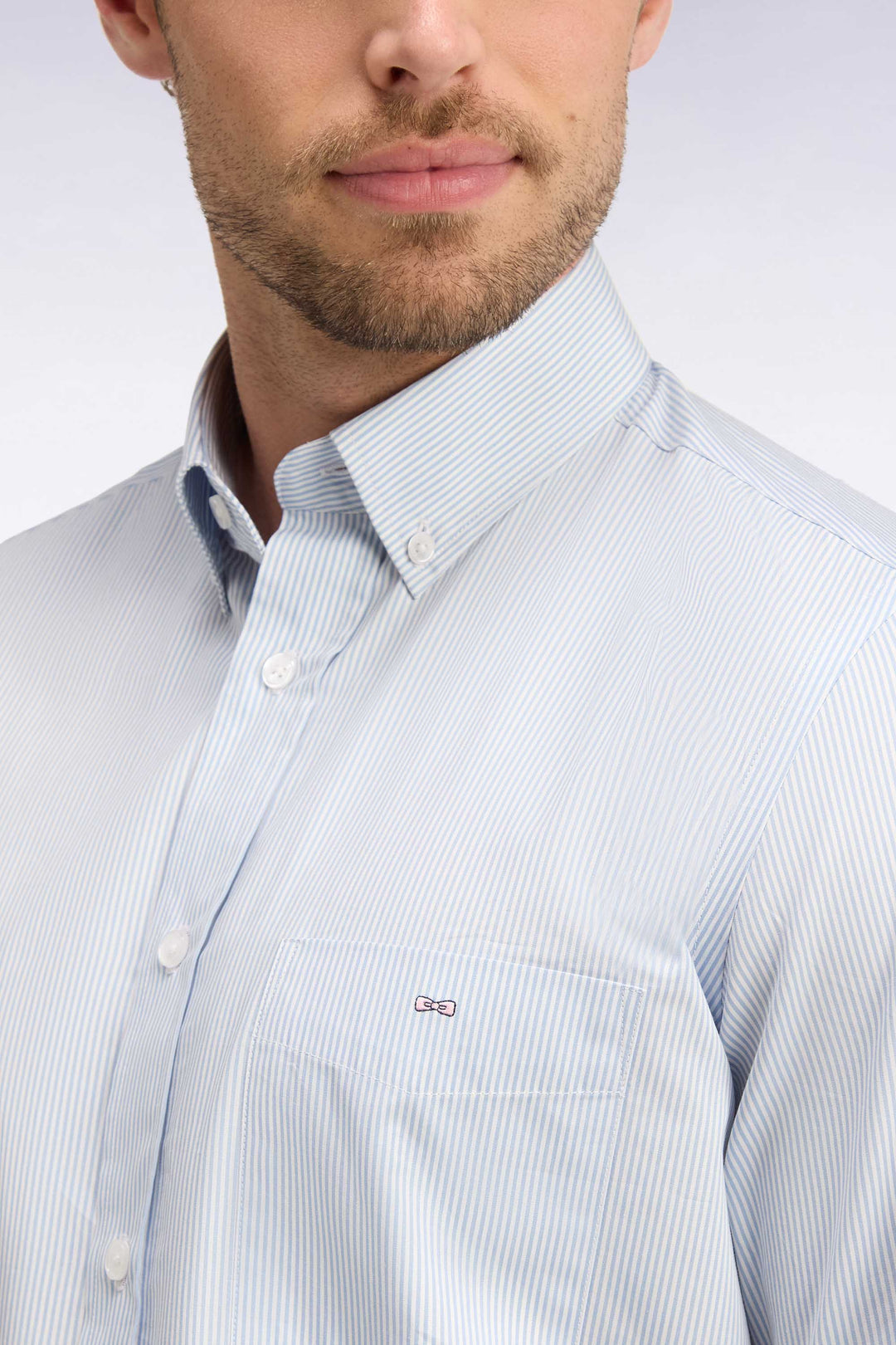 Eden Park Sky Stripes Shirt, Blue