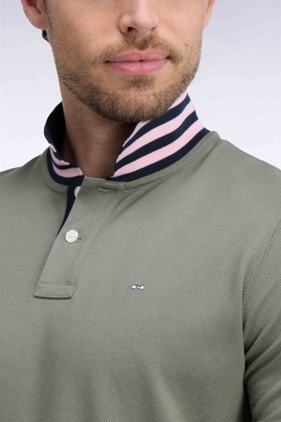 Eden Park Pima Cotton Polo Shirt, Khaki