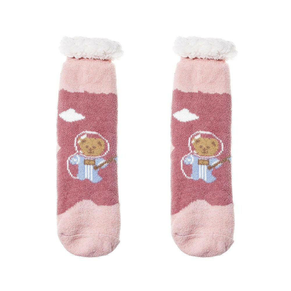 Chaussettes épaisses et moelleuses à motifs nordiques