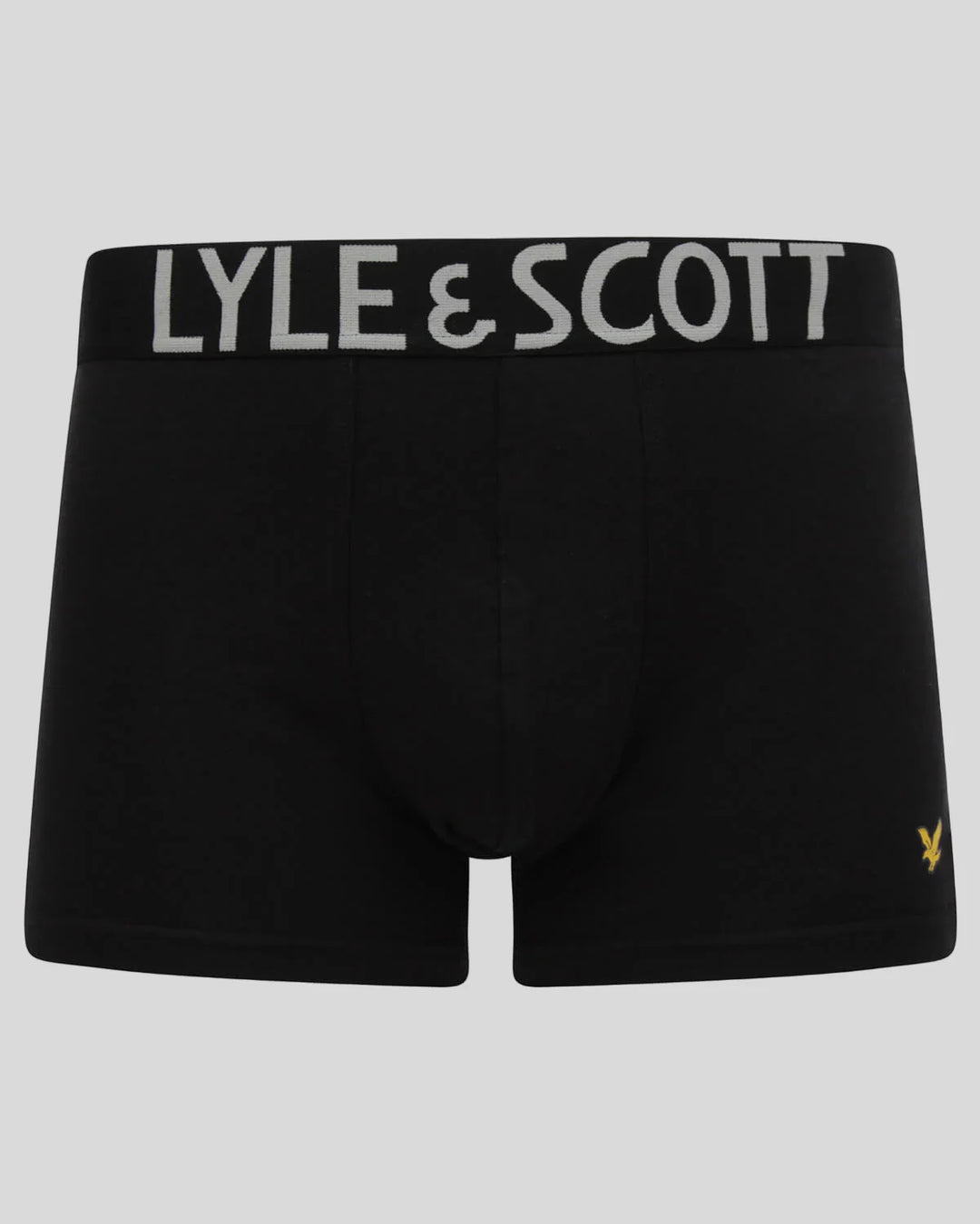 Lyle & Scott Black 3 Pack Trunk with Wide Satin Waistband