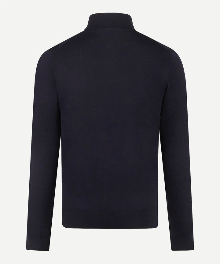 McGregor Navy Zip Mock Sweater