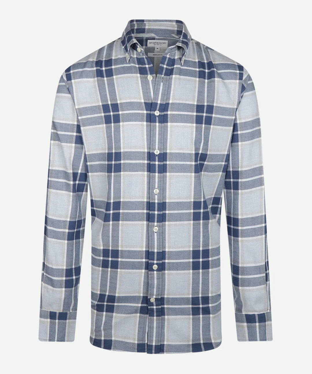 McGregor Melange Check Shirt, Light Blue