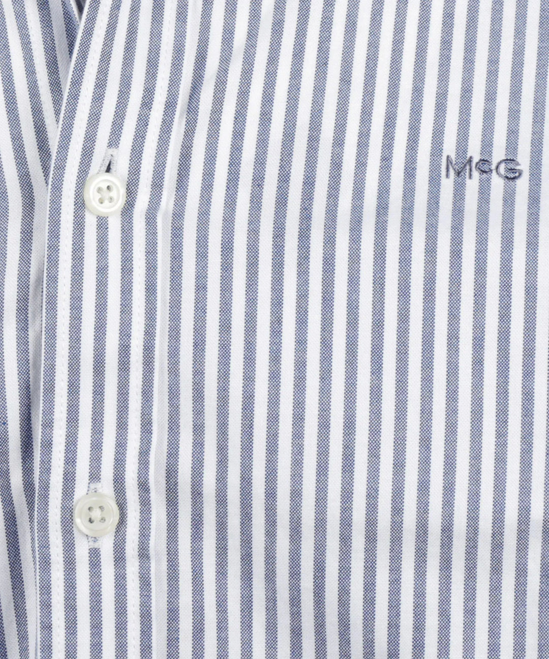 McGregor Navy Stretch Oxford Striped Shirt