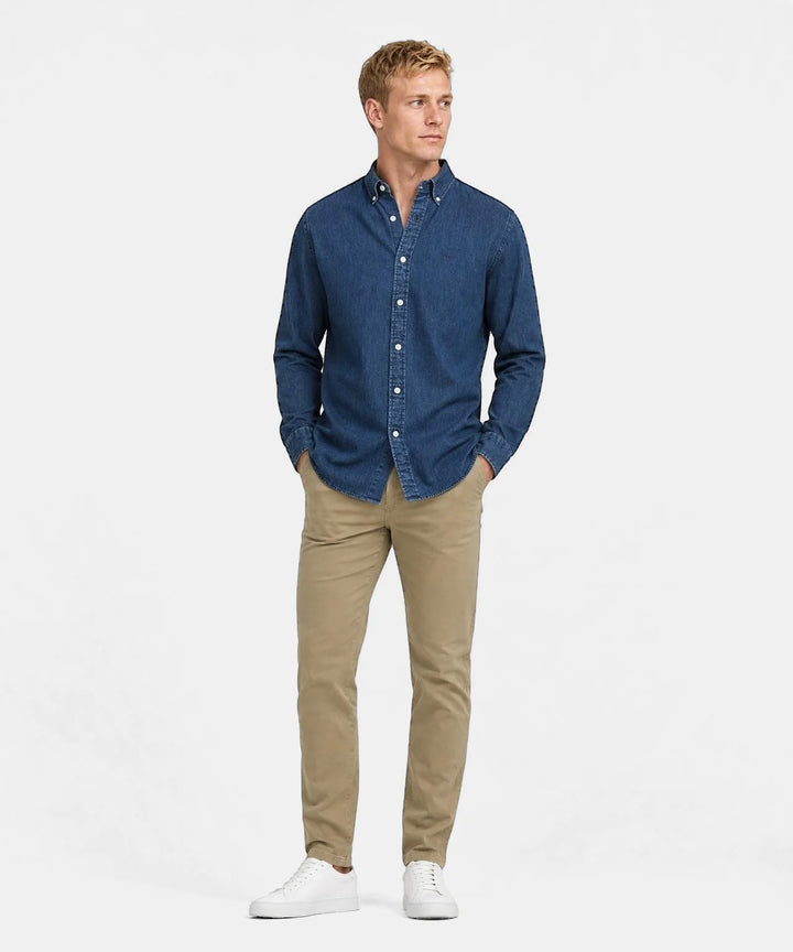 McGregor Chambray Denim Shirt, Blue