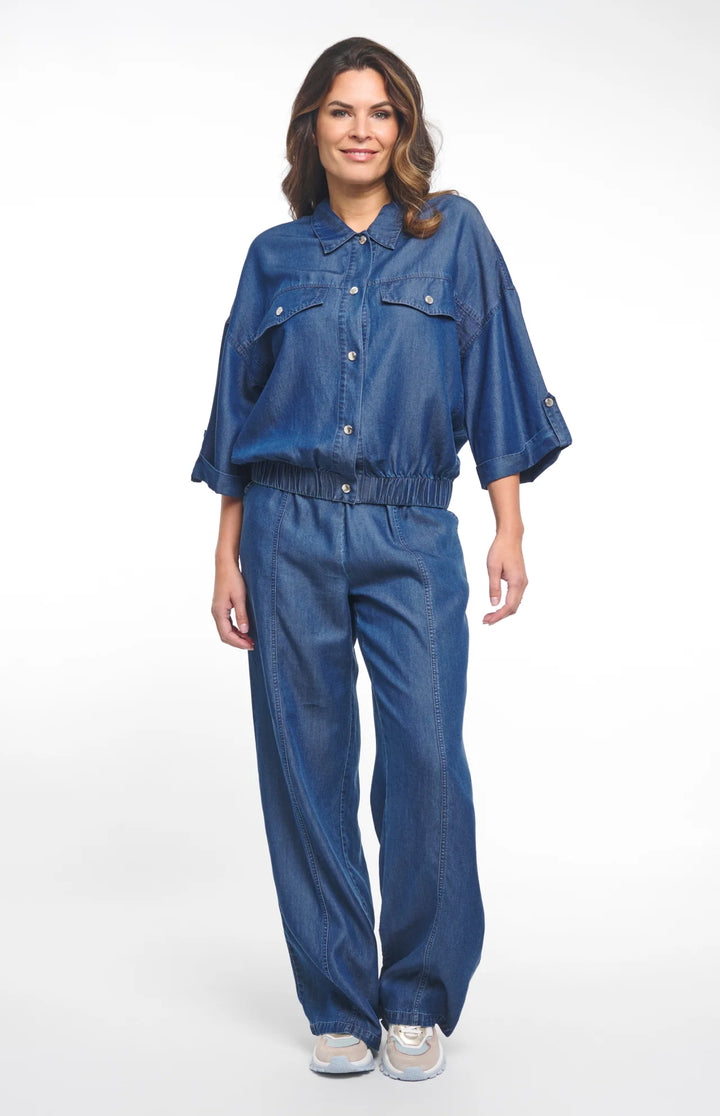 Zoso Maartje Chemisier en jean foncé