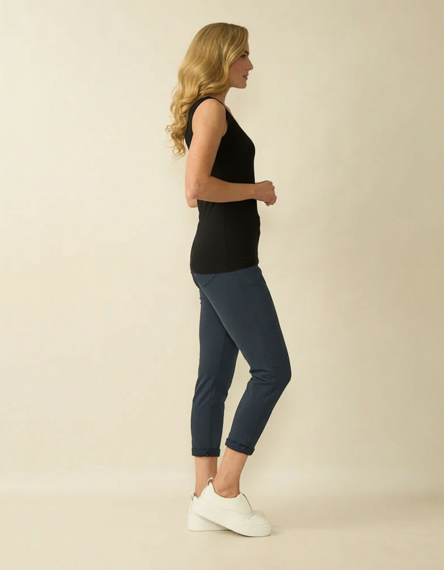 Décolleté PIA Basique Gilet Noir