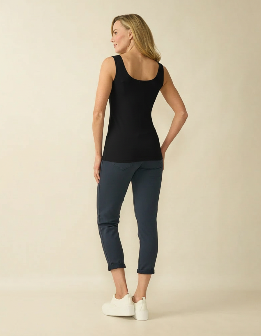 Décolleté PIA Basique Gilet Noir