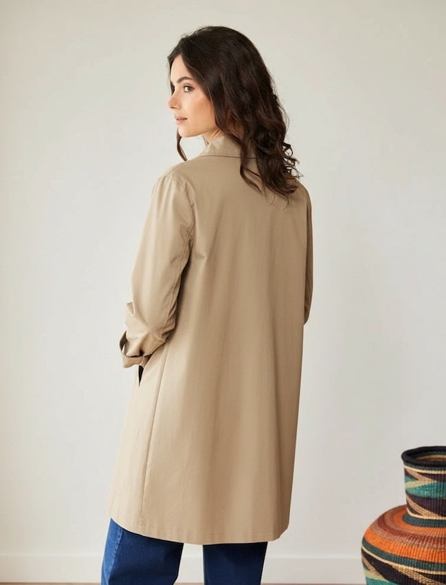 Imperméable beige Peruzzi