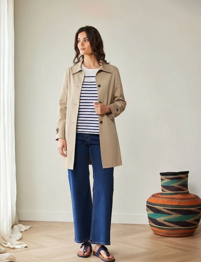 Imperméable beige Peruzzi