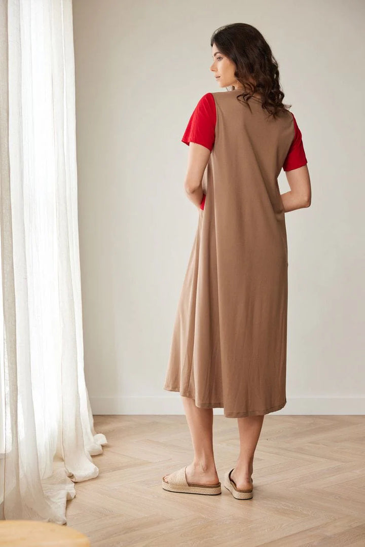 Robe Peruzzi à blocs de couleurs