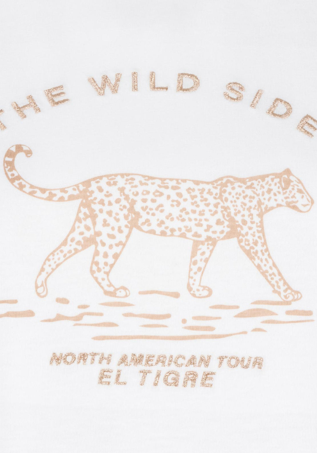 Haut imprimé Esqualo Off White Sand « The Wild Side »
