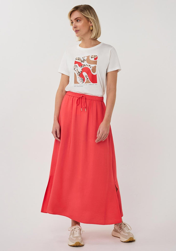 Haut imprimé Esqualo Off White « Paris »