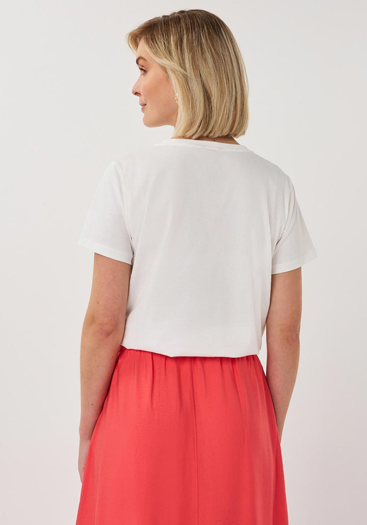 Haut imprimé Esqualo Off White « Paris »