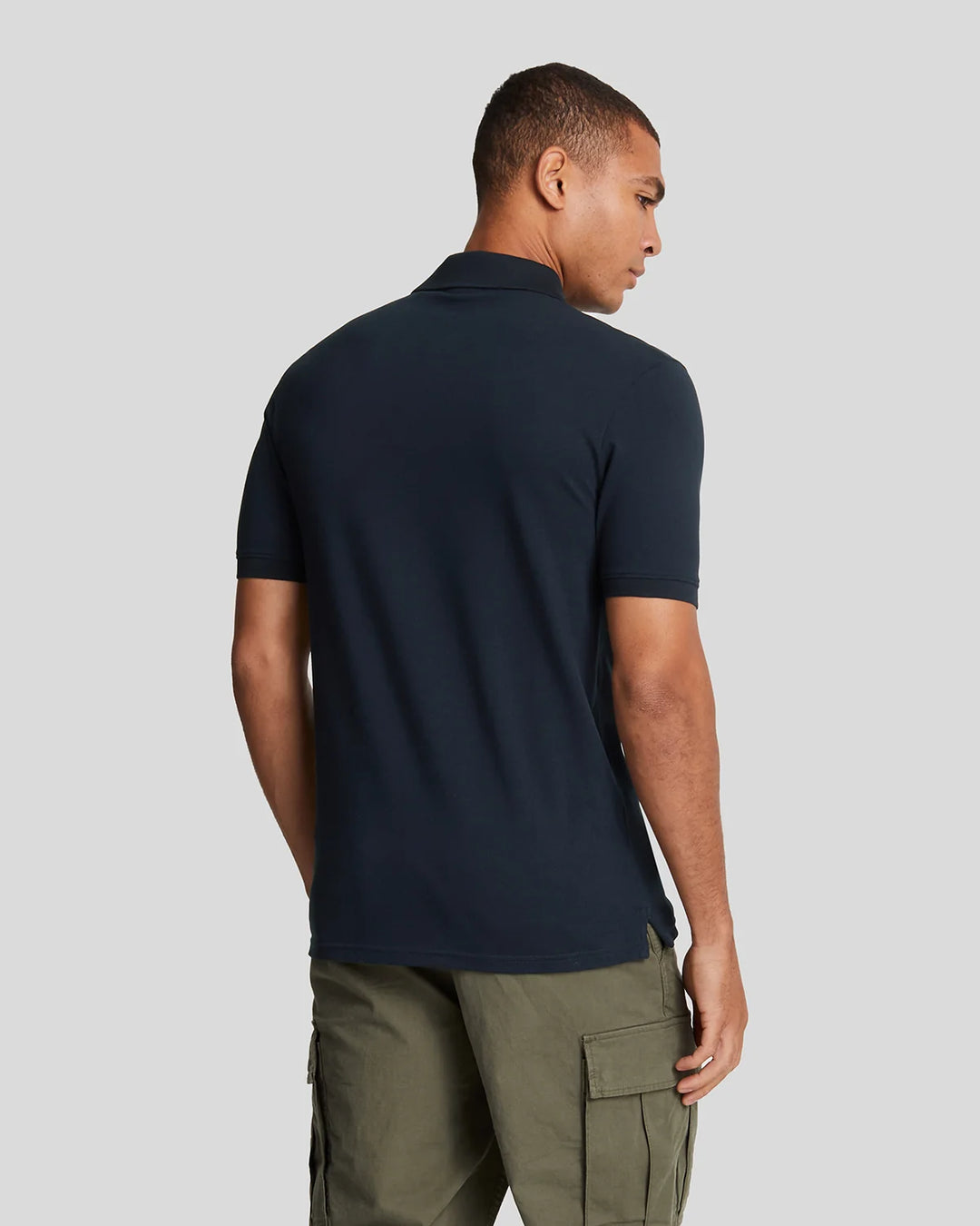 Lyle & Scott Cotton Polo Shirt, Dark Navy