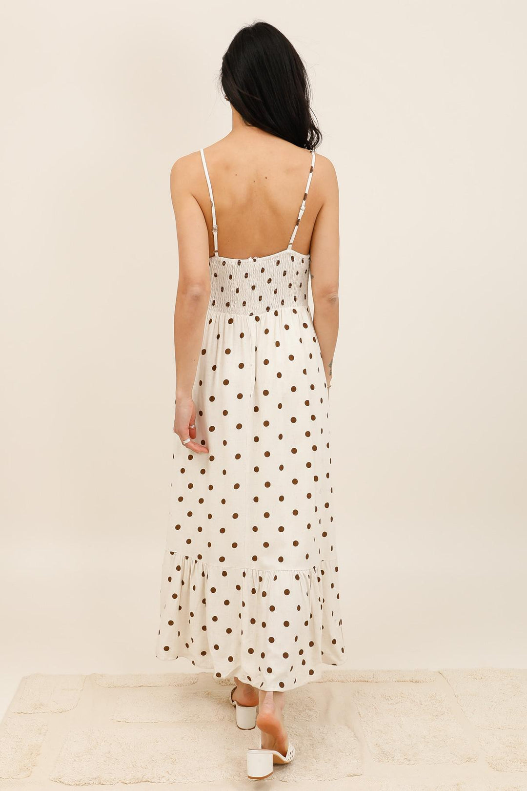 Polka Dot Maxi Dress