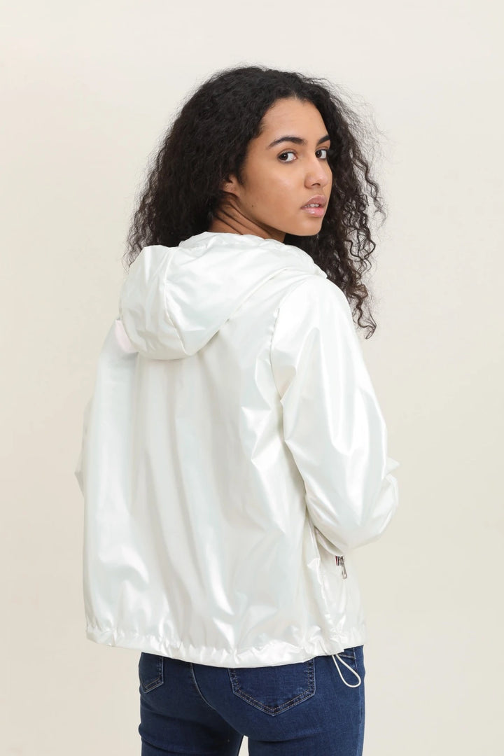 Parka longue kaki imperméable avec capuche