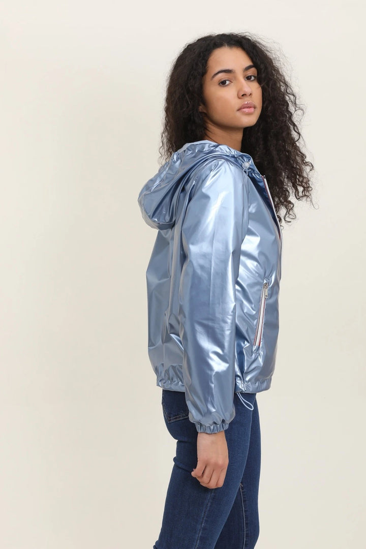Parka longue kaki imperméable avec capuche