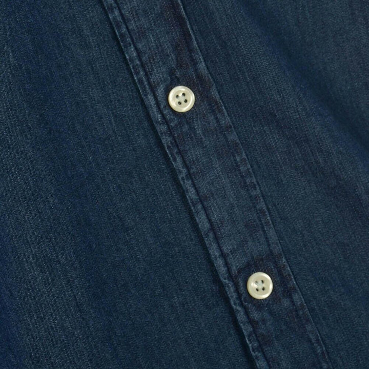 GANT Slim Fit Button Collar Shirt, Navy Blue