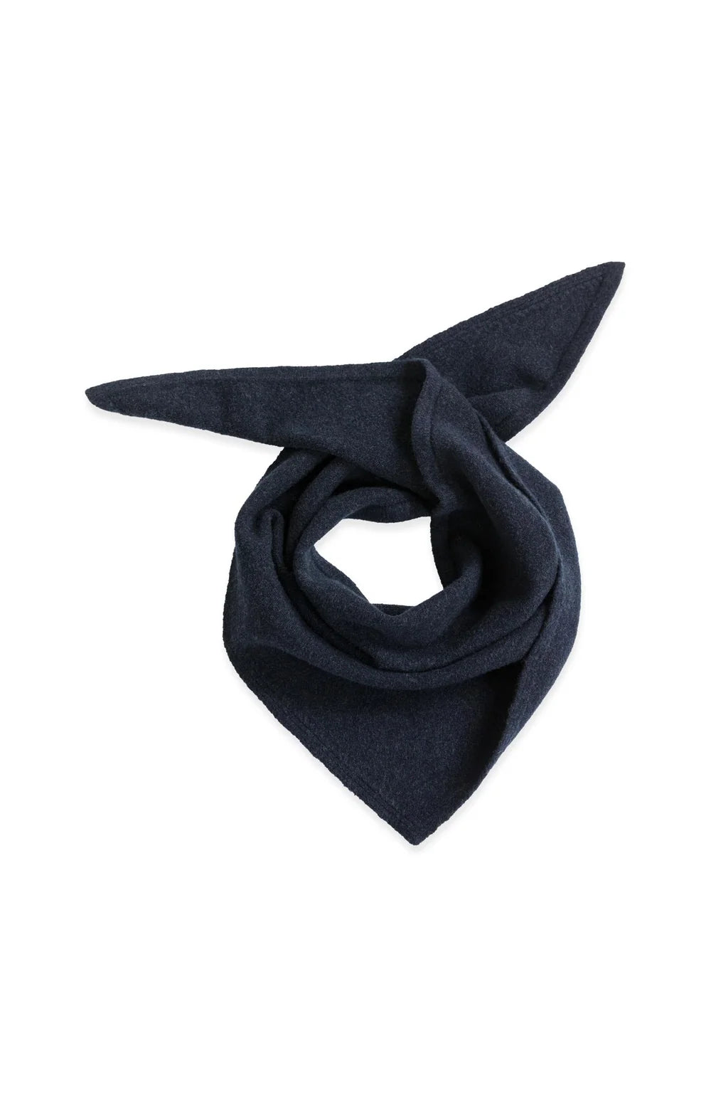 YAYA Knitted Triangle Scarf, Cat Black Melange