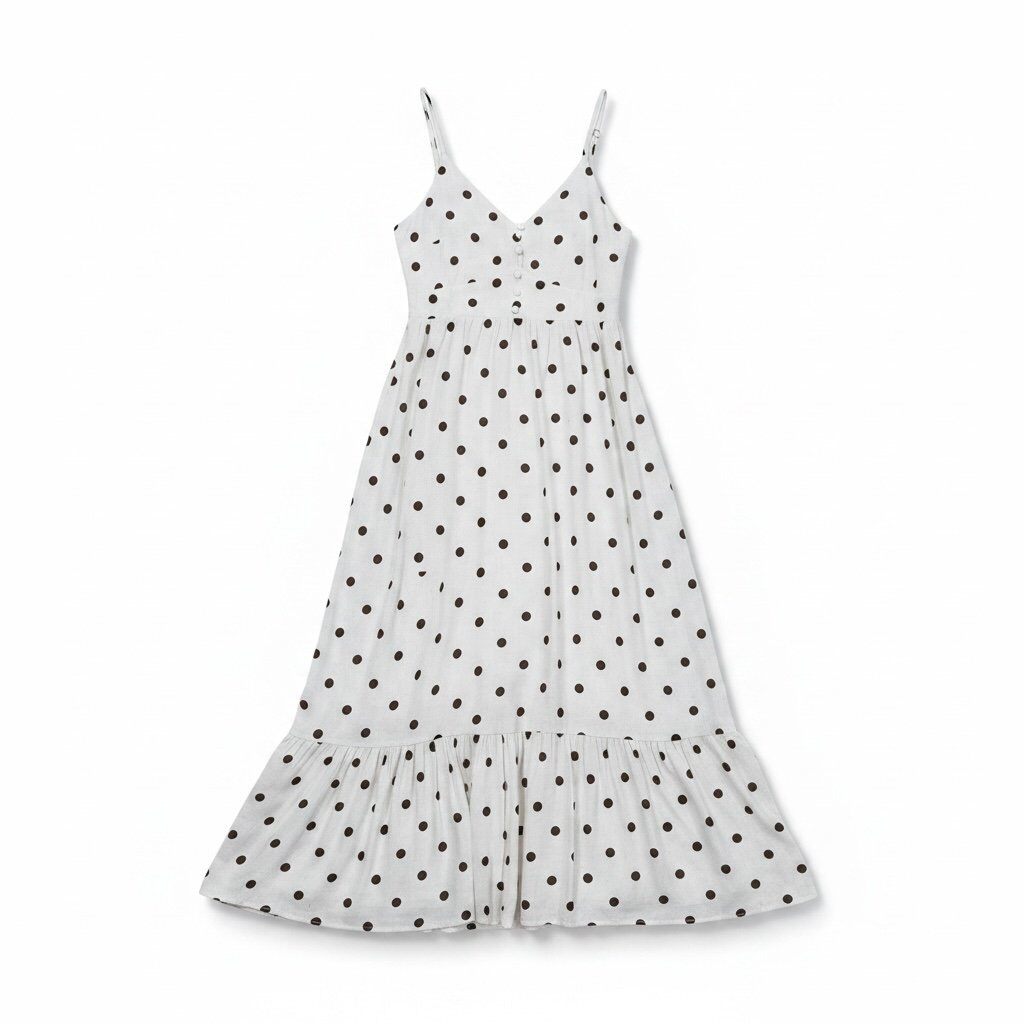 Polka Dot Maxi Dress