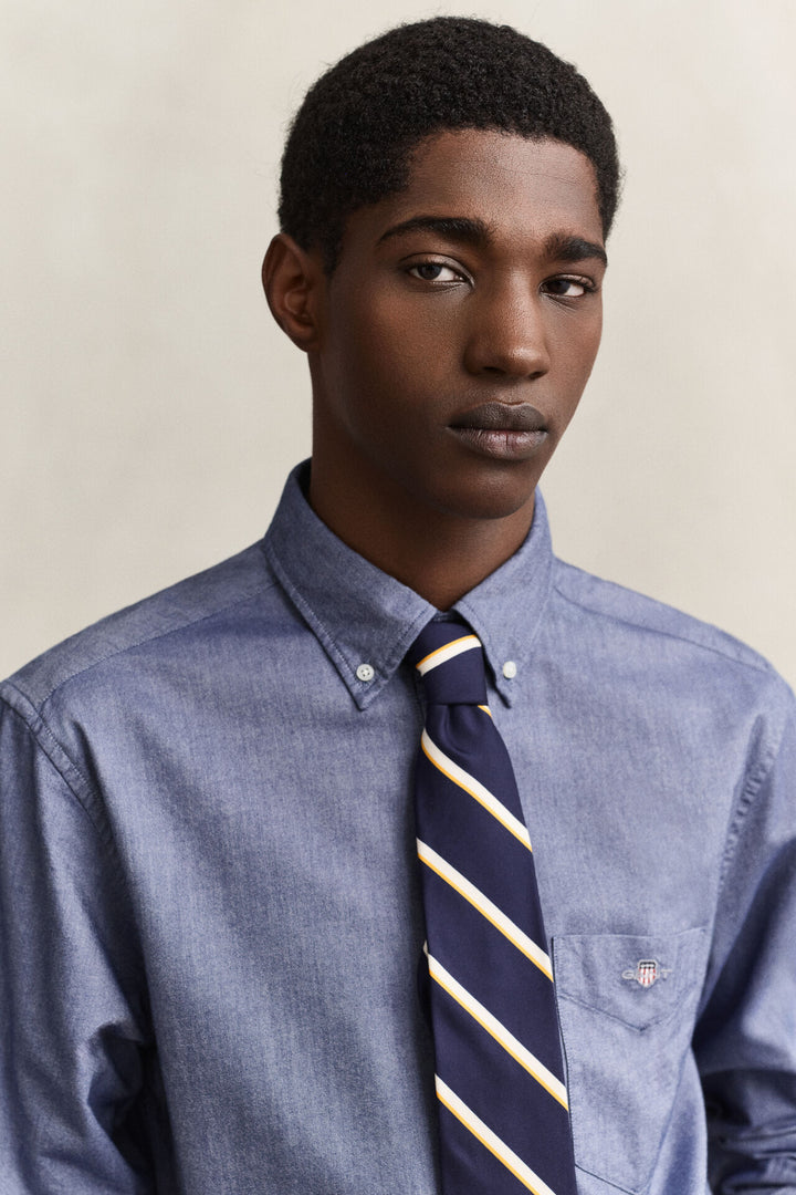 GANT Regular Fit Cotton Oxford Shirt, Persian Blue