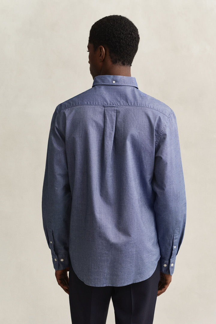 GANT Regular Fit Cotton Oxford Shirt, Persian Blue